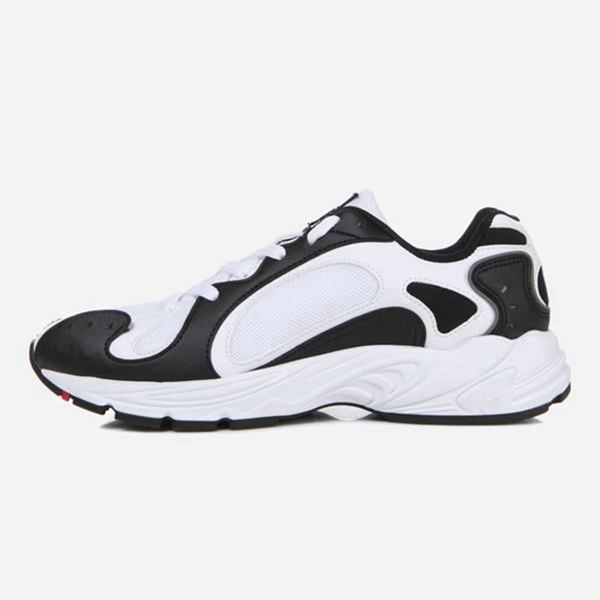 Fila Elixir 98 Men's Running Shoes - Black/White,NZ 263-38021